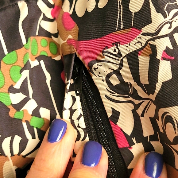 100% Silk Vintage Pringle Skirt - Picture 2 of 6